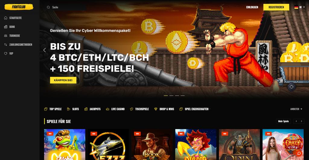 Fight Club Casino Startseite
