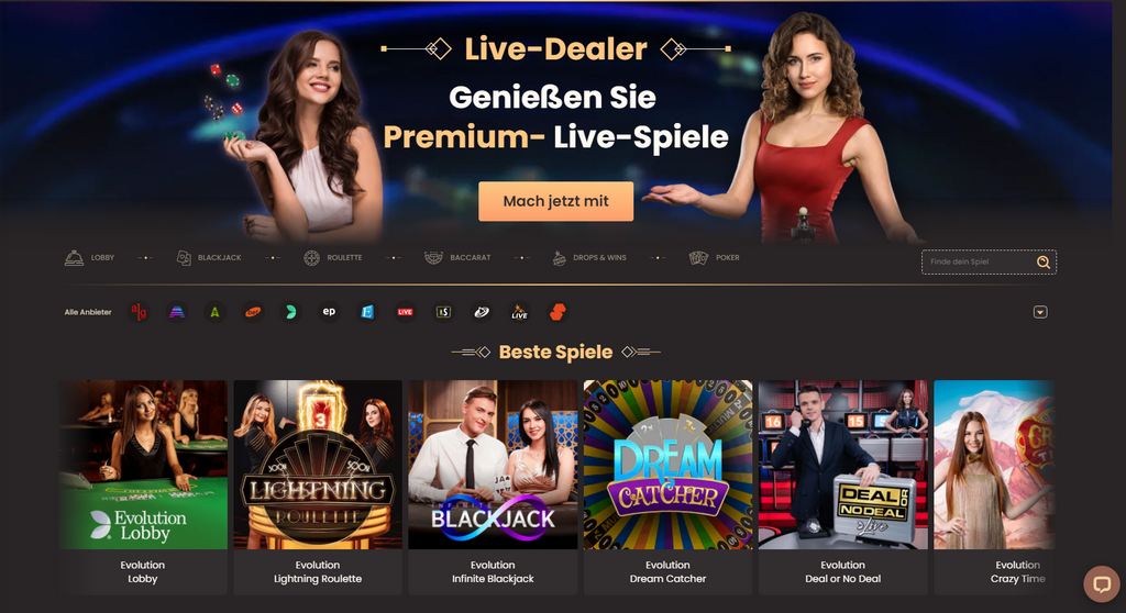 National Casino Live Dealer Spiele