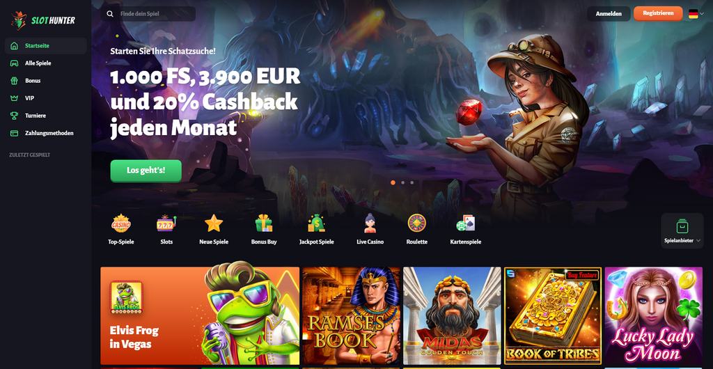 Slot Hunter Startseite