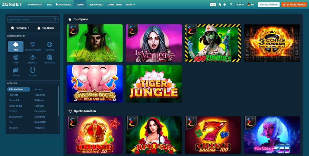 ZENBET Online-Casino